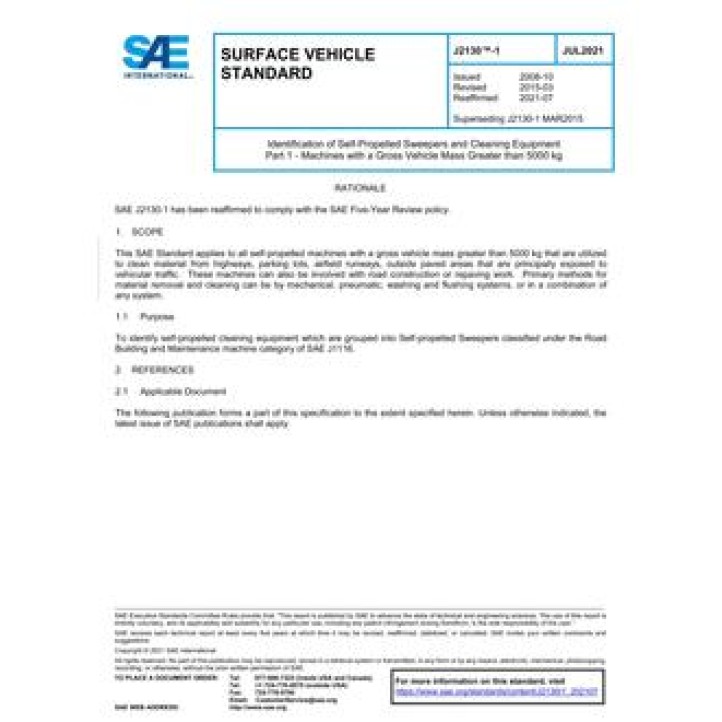 SAE J2130/1 PDF