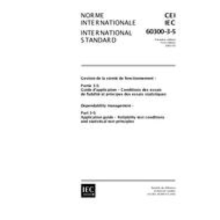 IEC 60300-3-5 Ed. 1.0 b PDF