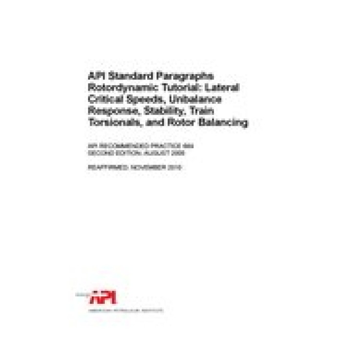 API RP 684 (R2010) PDF