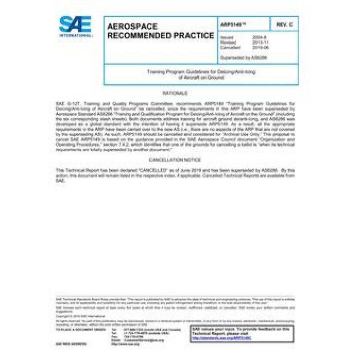 SAE ARP5149C PDF