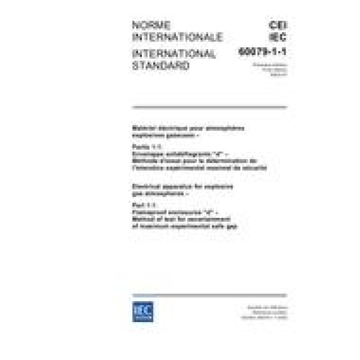 IEC 60079-1-1 Ed. 1.0 b PDF