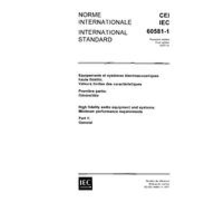 IEC 60581-1 Ed. 1.0 b PDF