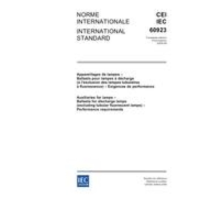 IEC 60923 Ed. 3.0 b PDF