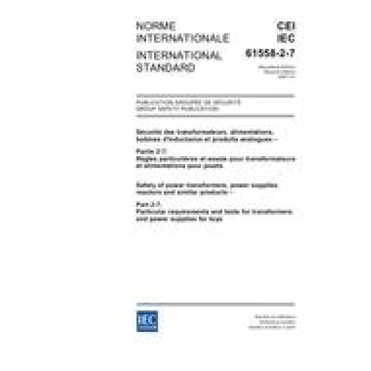 IEC 61558-2-7 Ed. 2.0 b PDF