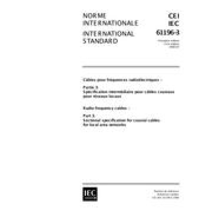 IEC 61196-3 Ed. 1.0 b PDF