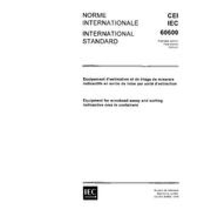 IEC 60600 Ed. 1.0 b PDF