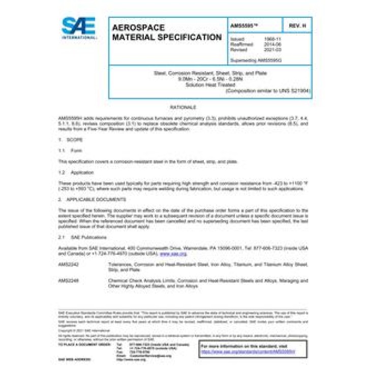 SAE AMS5595H PDF