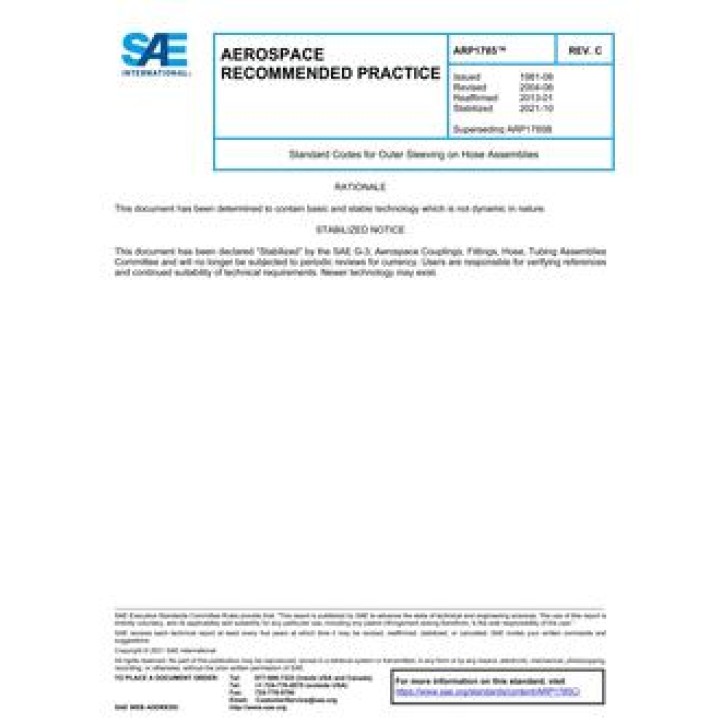 SAE ARP1785C PDF