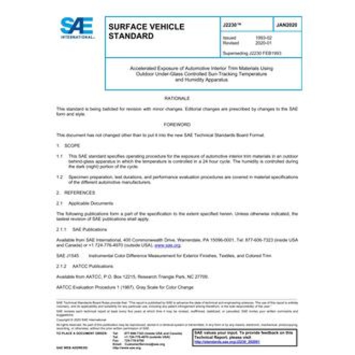 SAE J2230 PDF