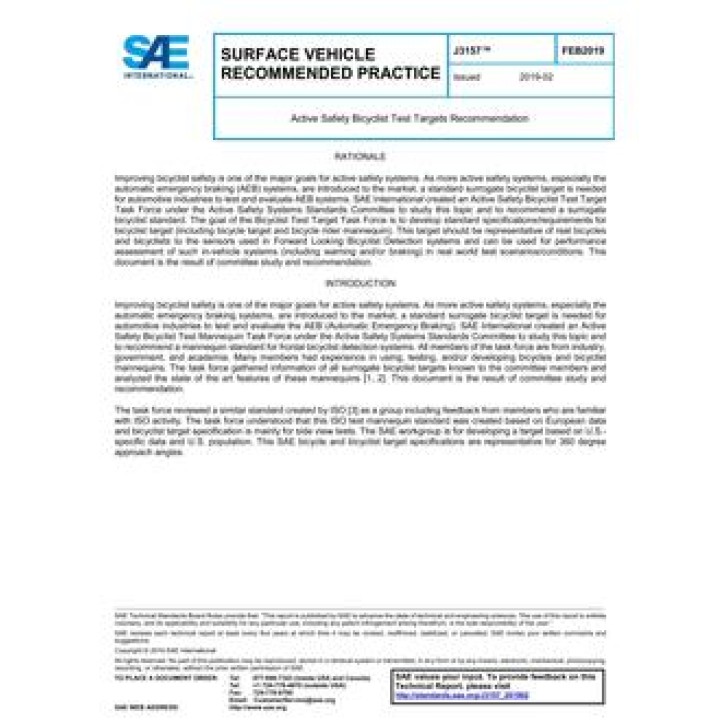 SAE J3157 PDF