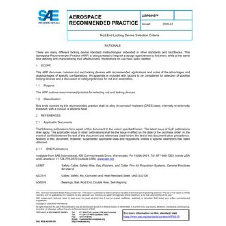 SAE ARP6910 PDF