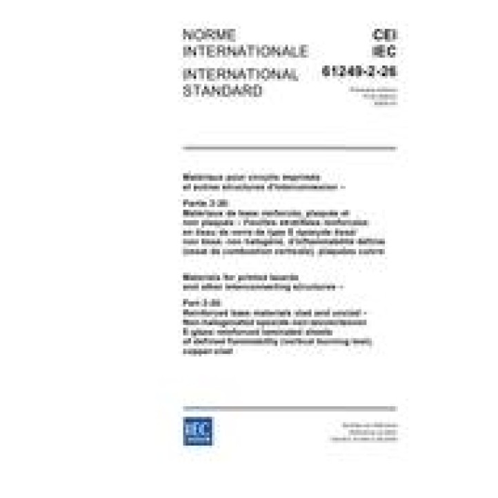 IEC 61249-2-26 Ed. 1.0 b PDF