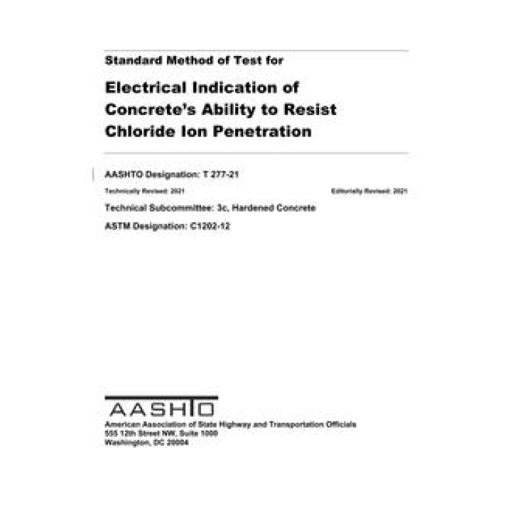 AASHTO T 277 PDF