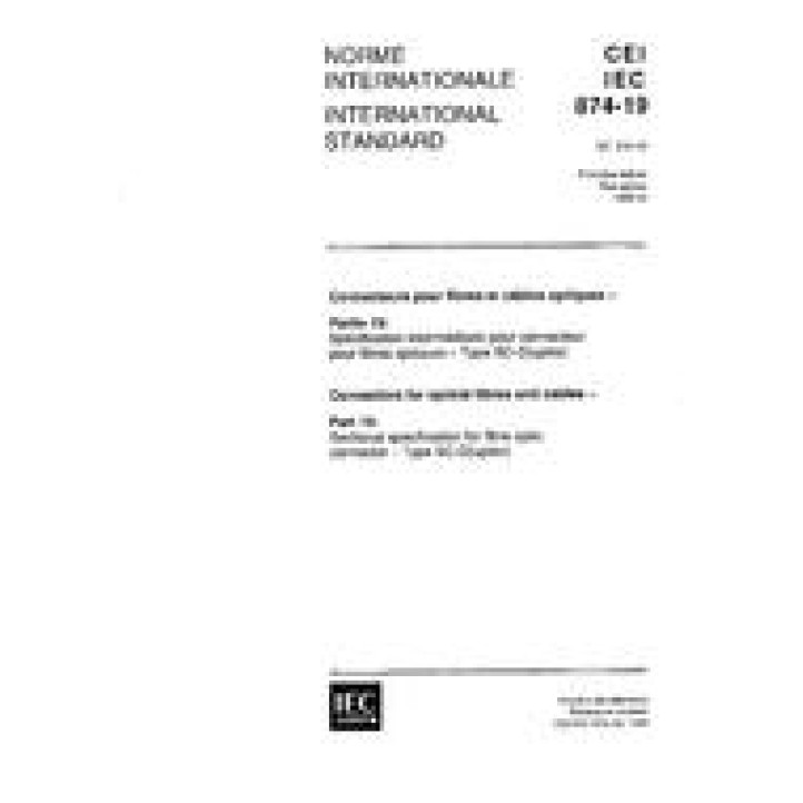 IEC 60874-19 Ed. 1.0 b PDF