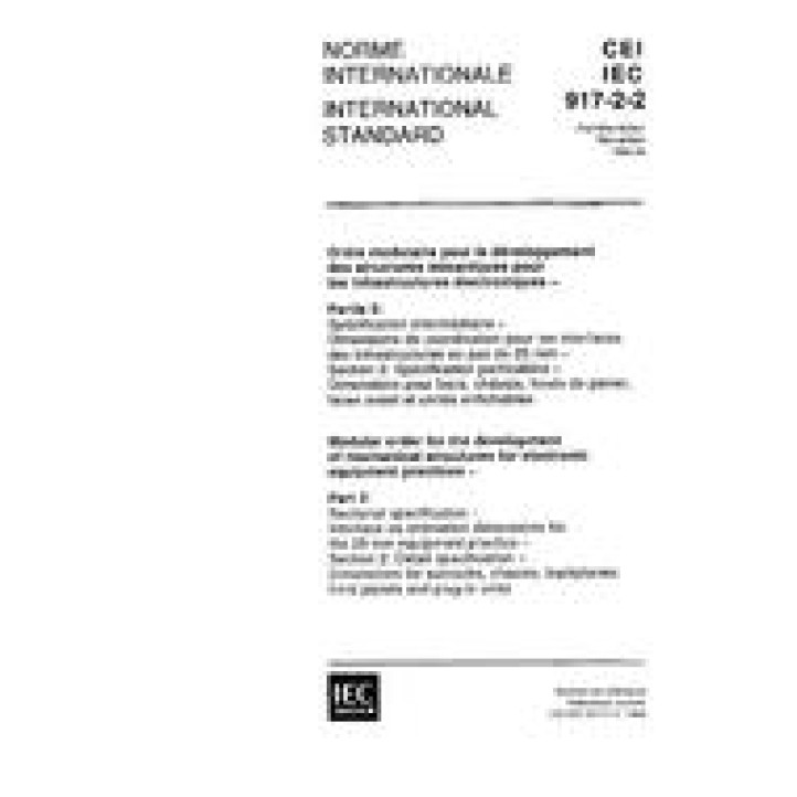 IEC 60917-2-2 Ed. 1.0 b PDF