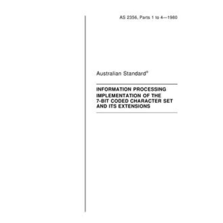 AS 2356 (PT 1 TO 4) PDF