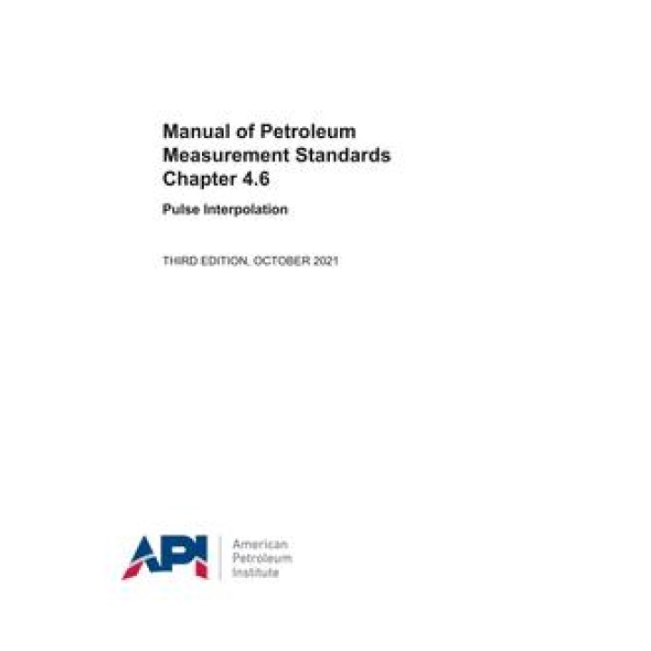 API MPMS Chapter 4.6 PDF