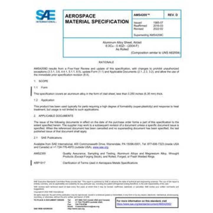 SAE AMS4209D PDF