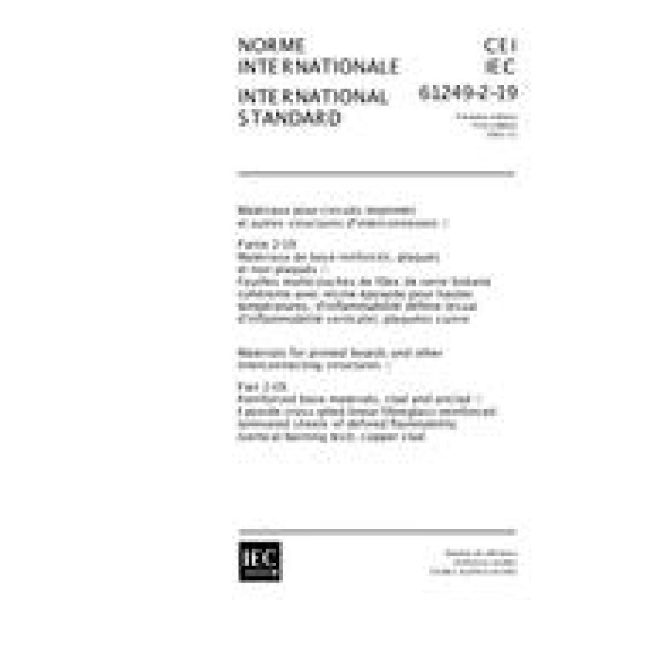 IEC 61249-2-19 Ed. 1.0 b PDF