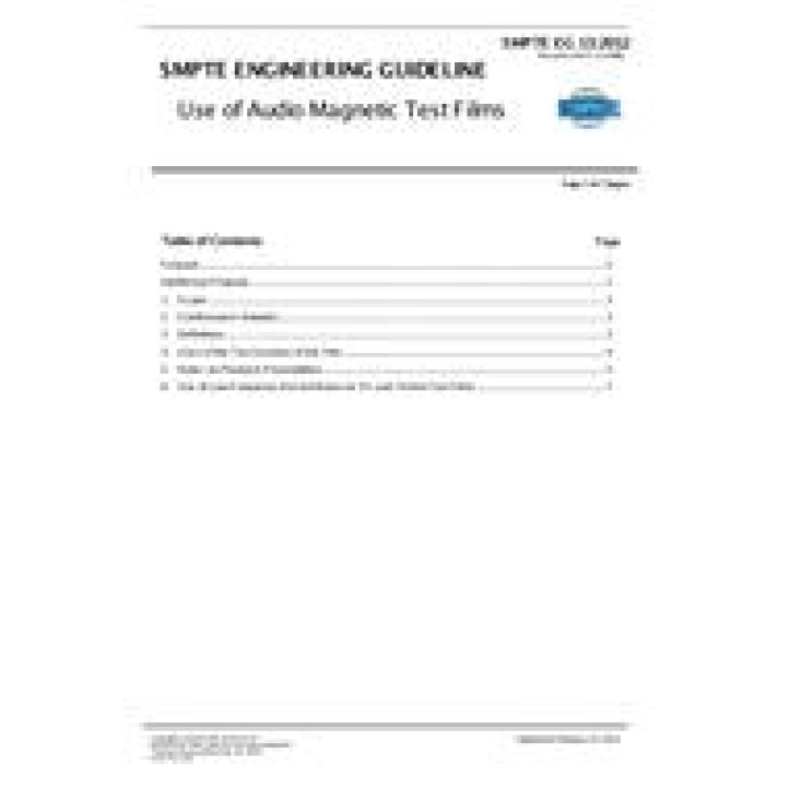 SMPTE EG 13 PDF