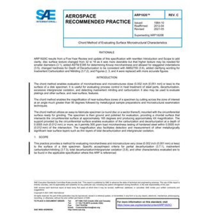 SAE ARP1820C PDF