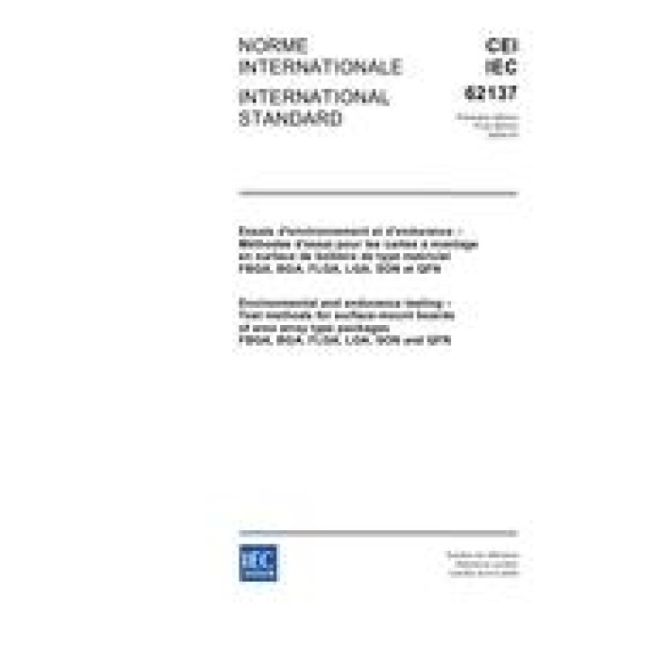 IEC 62137 Ed. 1.0 b PDF