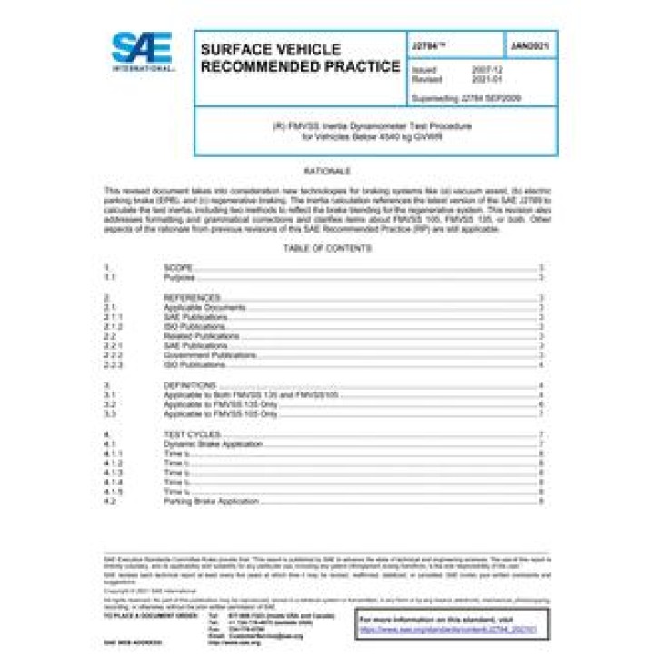 SAE J2784 PDF