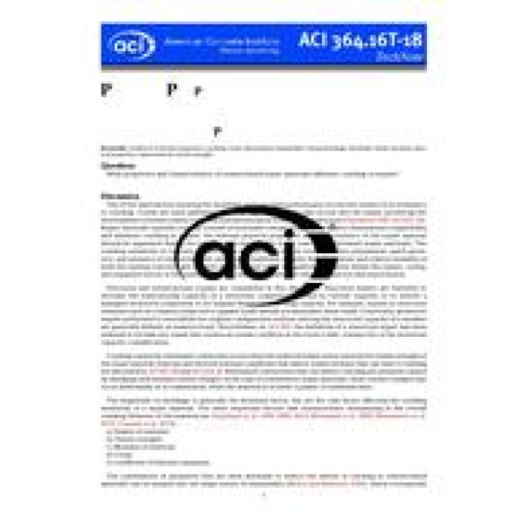 ACI 364.16T PDF