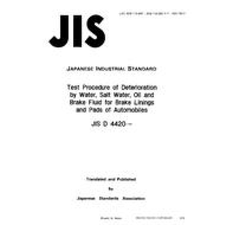 JIS D 4420 PDF