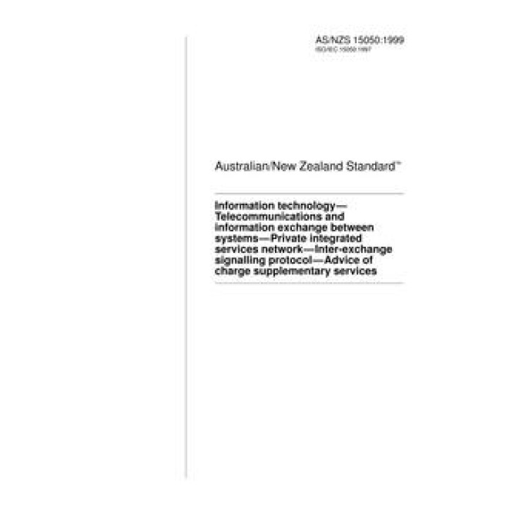 AS/NZS 15050 PDF