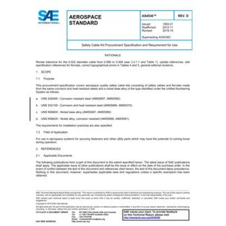 SAE AS4536D PDF