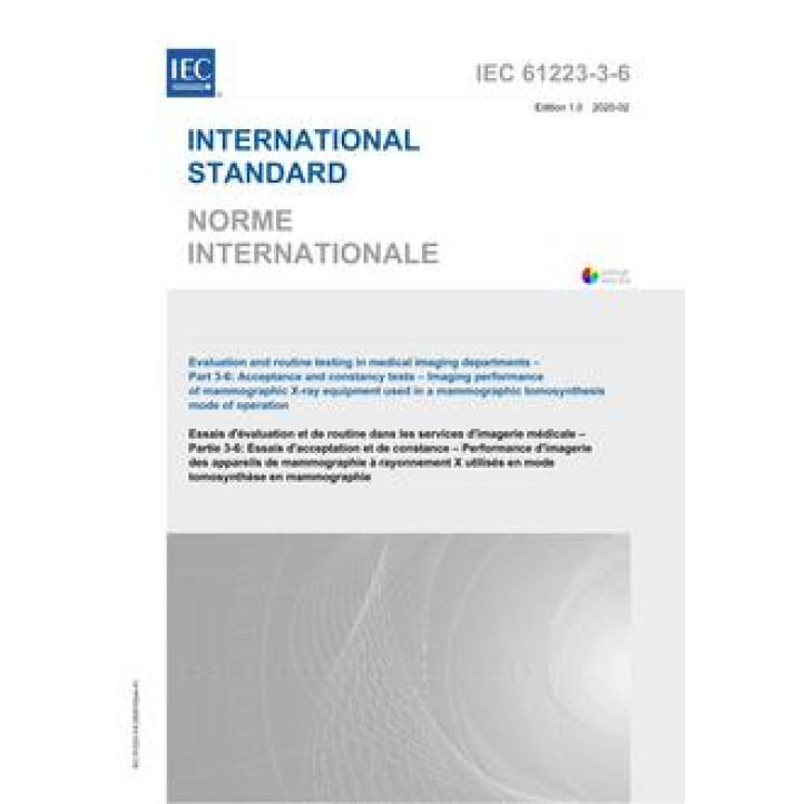 IEC 61223-3-6 Ed. 1.0 b PDF