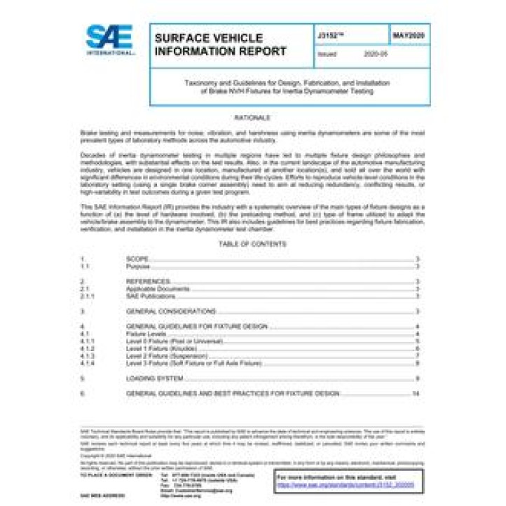 SAE J3152 PDF