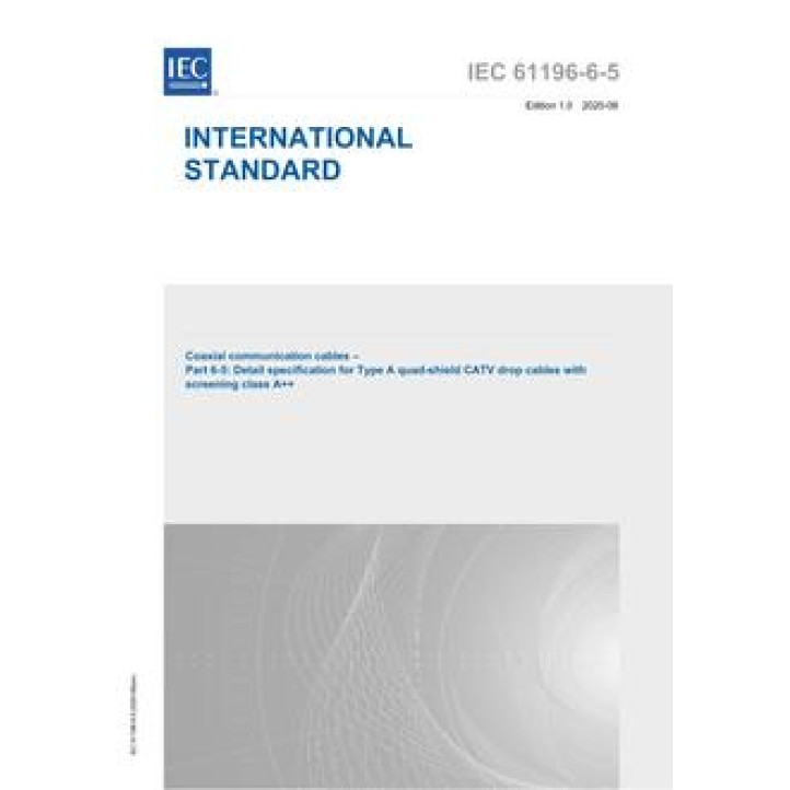 IEC 61196-6-5 Ed. 1.0 en PDF