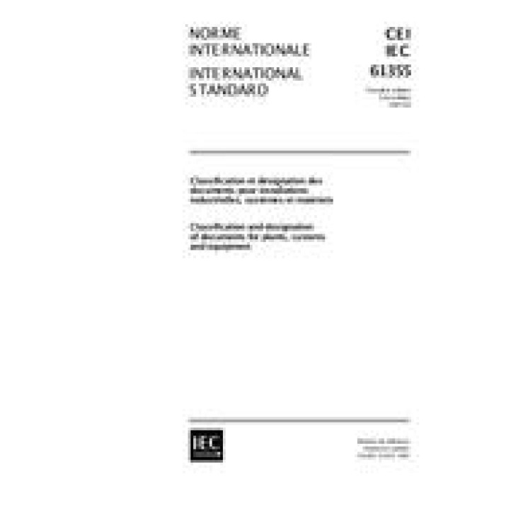 IEC 61355 Ed. 1.0 b PDF