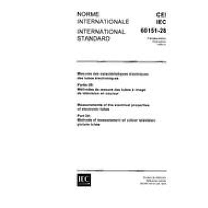 IEC 60151-28 Ed. 1.0 b PDF