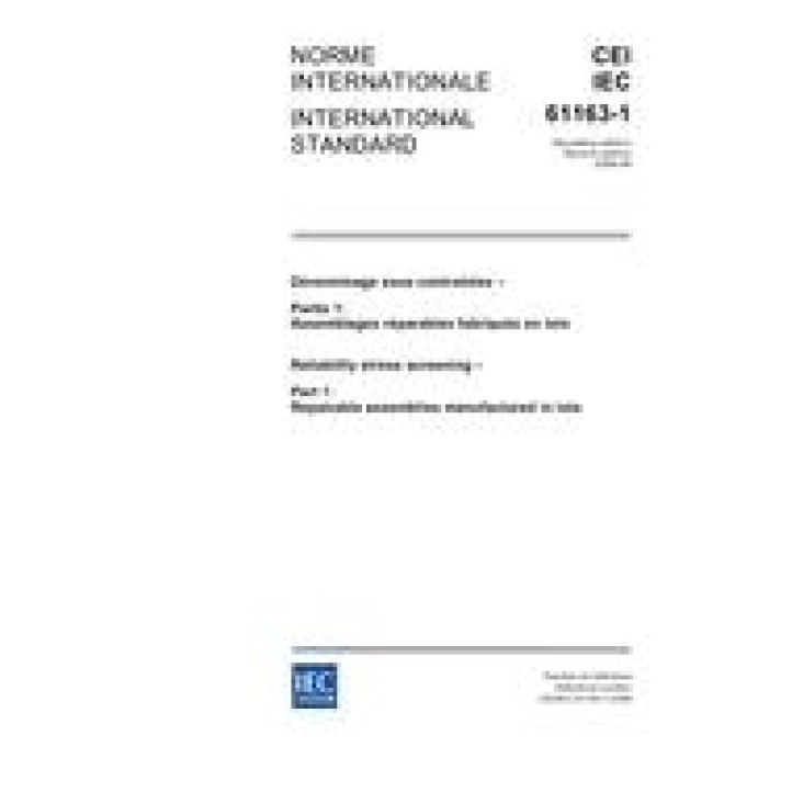 IEC 61163-1 Ed. 2.0 b PDF