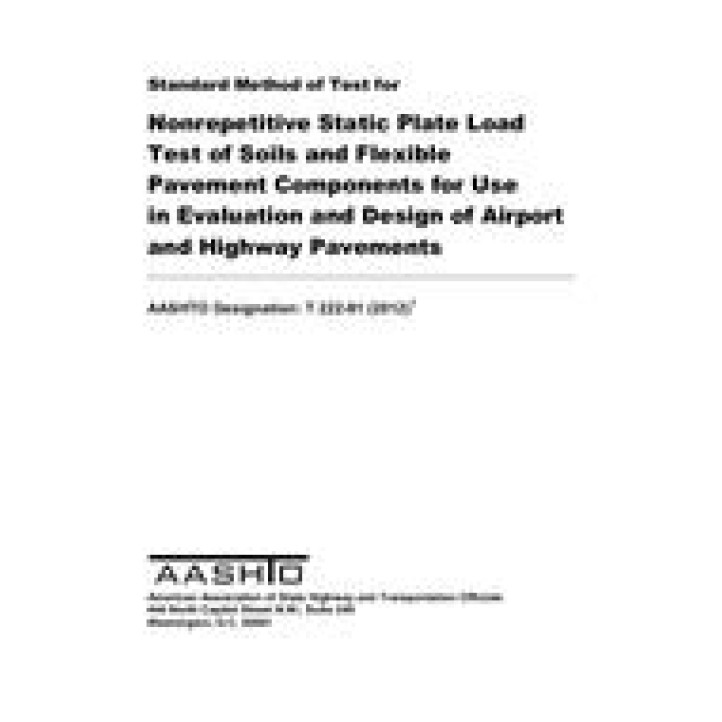 AASHTO T 222 PDF