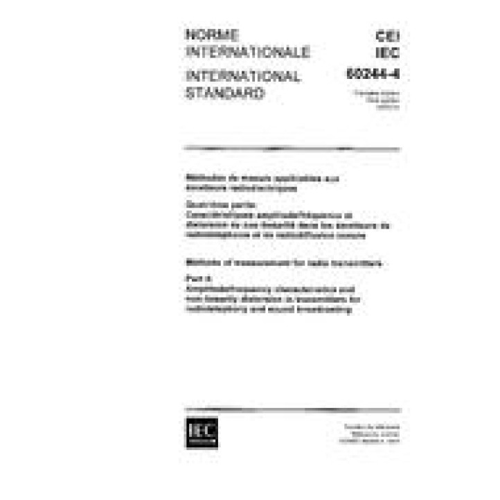 IEC 60244-4 Ed. 1.0 b PDF