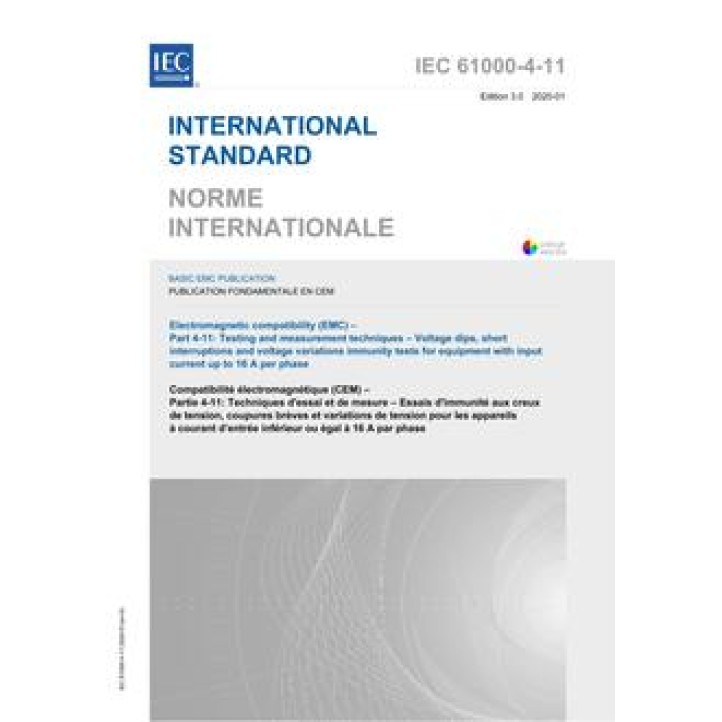 IEC 61000-4-11 Ed. 3.0 b PDF