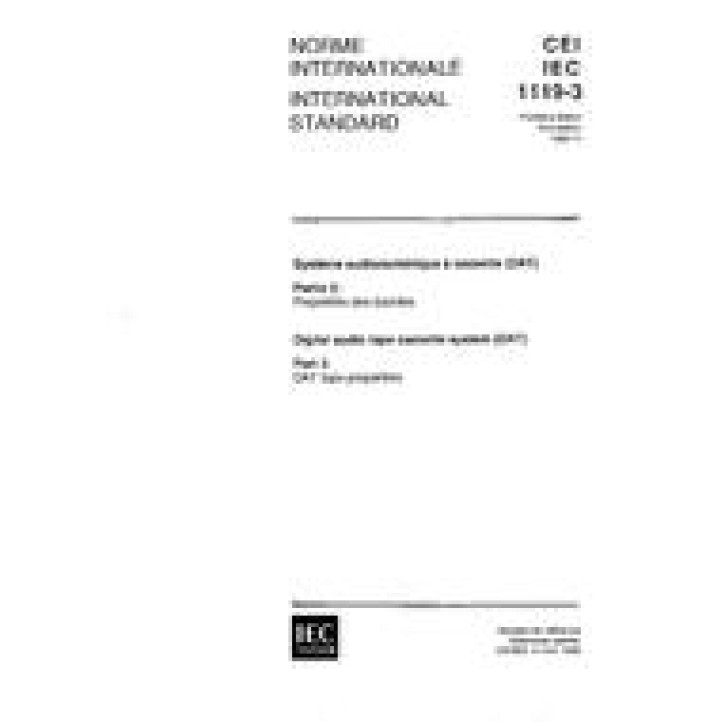 IEC 61119-3 Ed. 1.0 b PDF