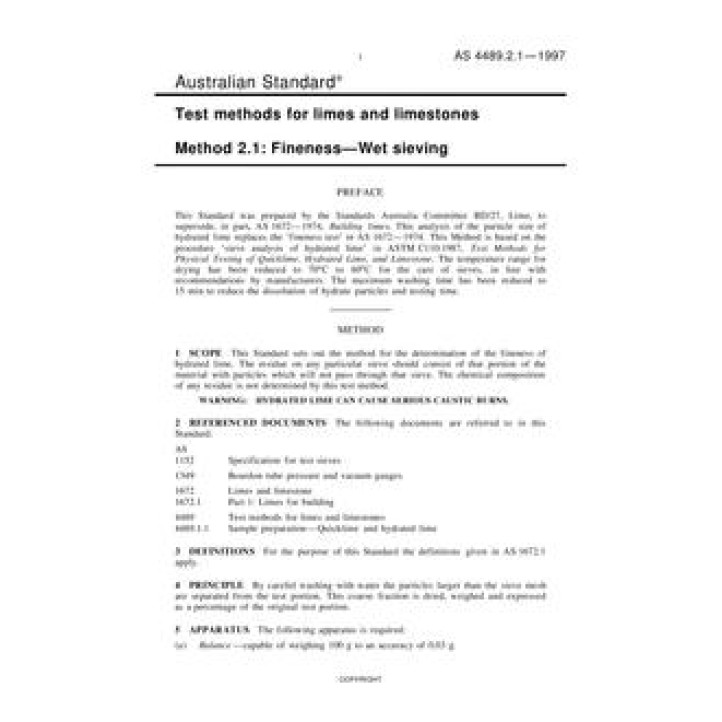 AS 4489.2.1 PDF