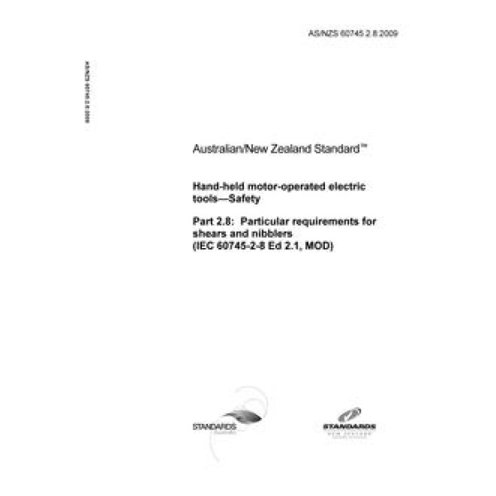 AS/NZS 60745.2.8 PDF