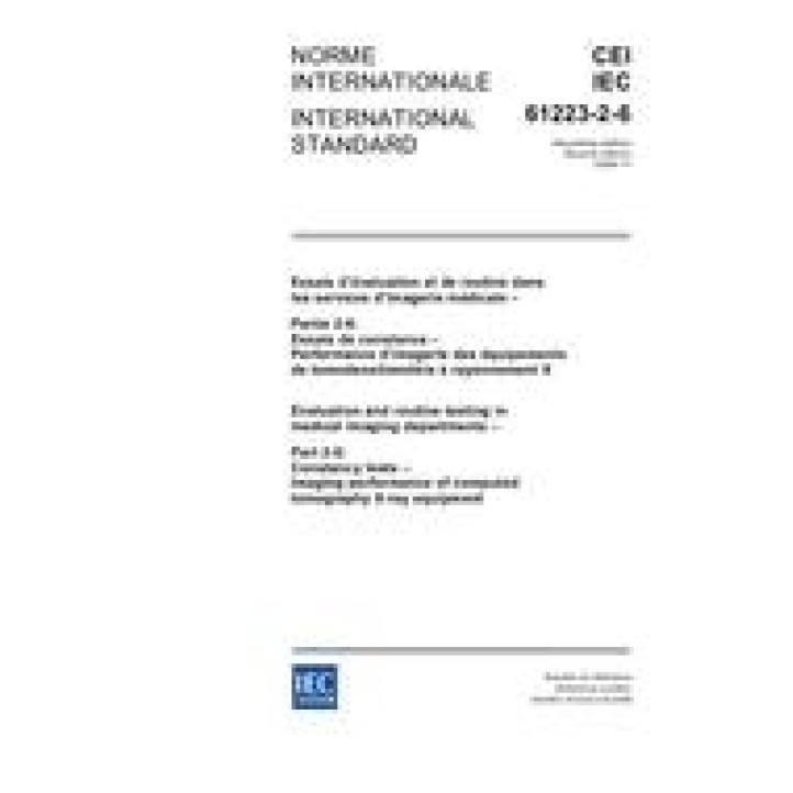 IEC 61223-2-6 Ed. 2.0 b PDF