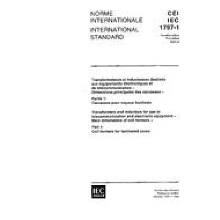 IEC 61797-1 Ed. 1.0 b PDF