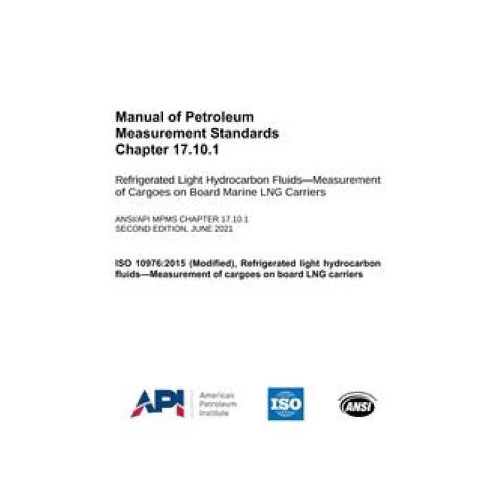 API MPMS Chapter 17.10.1 PDF