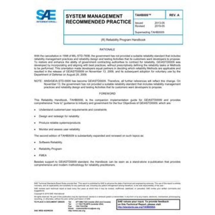 SAE TAHB0009A PDF