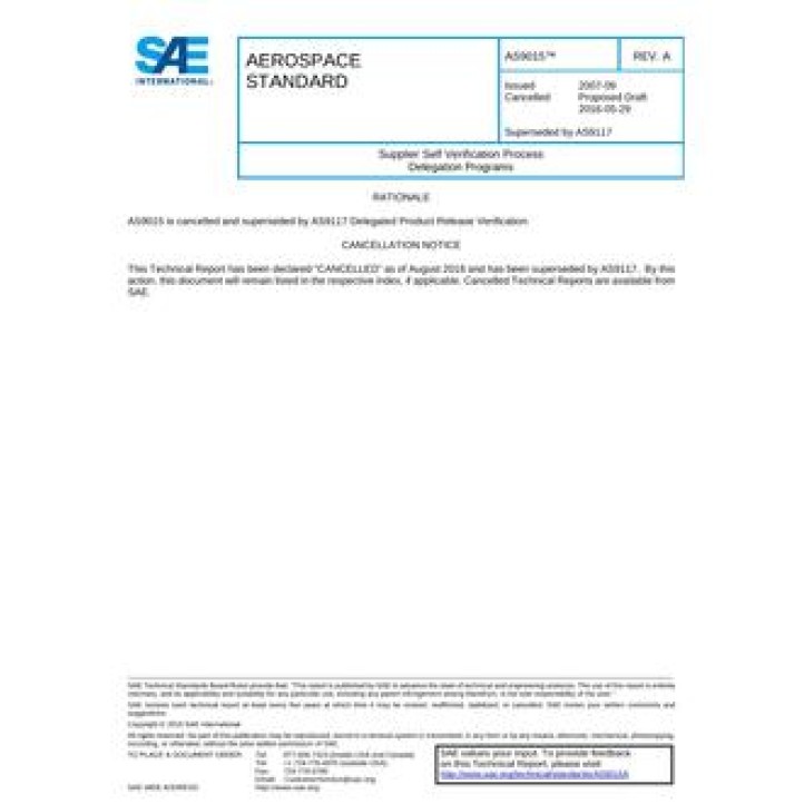 SAE AS9015A PDF