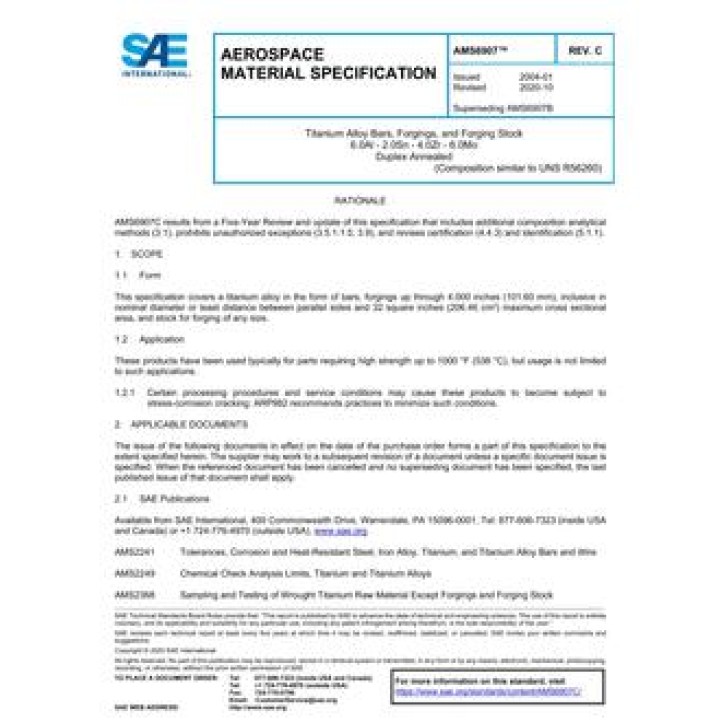 SAE AMS6907C PDF