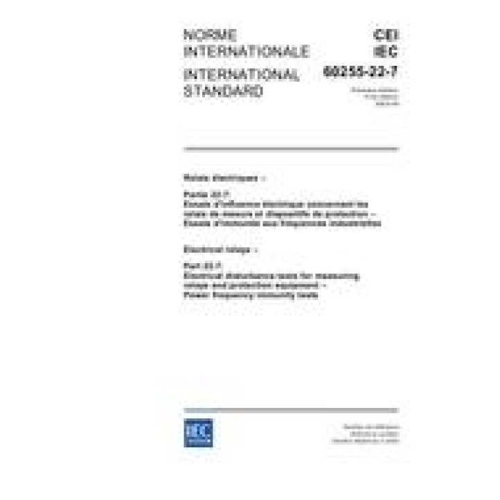 IEC 60255-22-7 Ed. 1.0 b PDF